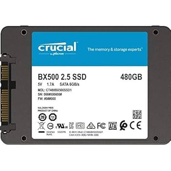 Crucial SSD 内蔵2.5インチ SATA接続 BX500 シリーズ 480GB 国内正規代理店品 CT480BX500SSD1JP Amazon | Crucial SSD 内蔵2.5インチ SATA接続 BX500 シリーズ